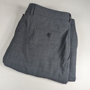 Tallia Pants Mens Size 36x28 Grey Dress Pants Pleated Front